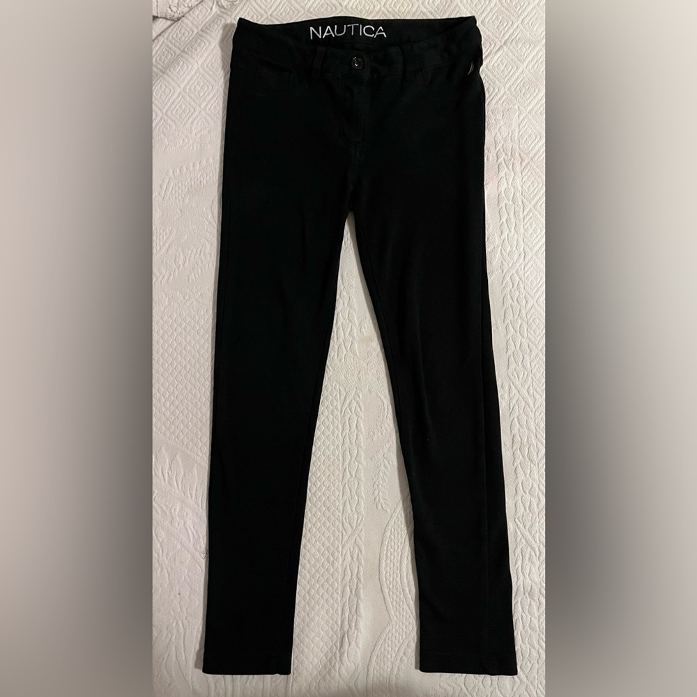 Nautica Girls/Kids Jeggings size 10 Black